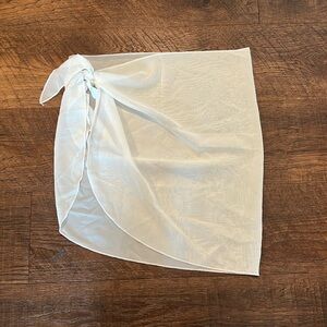 White Waist Bikini Cover Up